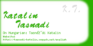 katalin tasnadi business card